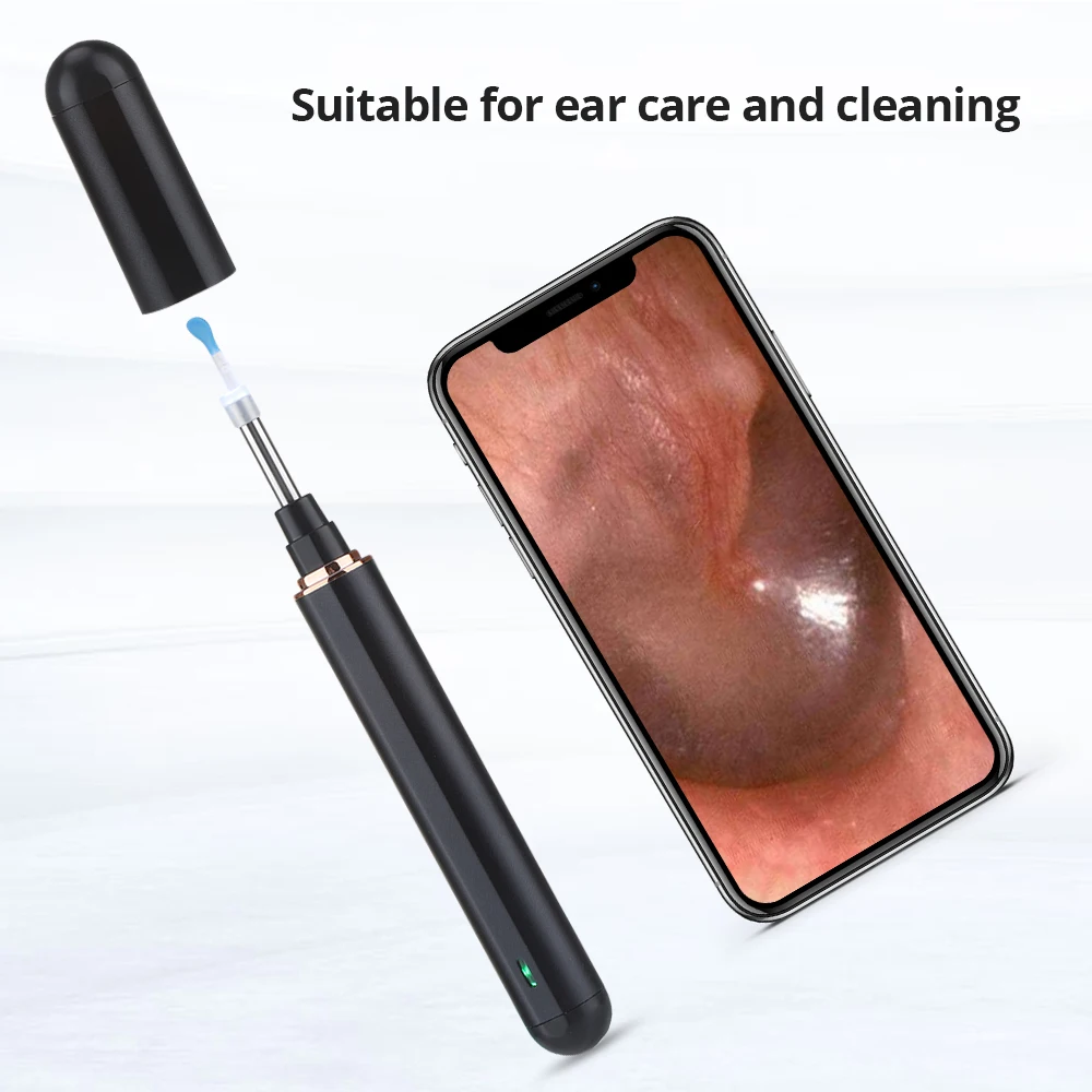 Умный эндоскоп визуальная ухочистка с основанием беспроводной отоскоп 3 9 мм