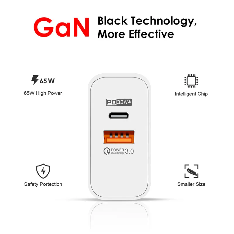 Сетевое зарядное устройство с портом USB Type-C 65 Вт 3 0 | Мобильные телефоны и