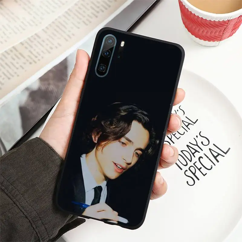 

Timothee Chalamet American actors Phone Case For Huawei honor Mate P 10 20 30 40 i 9 8 pro x Lite smart 2019 nova 5t