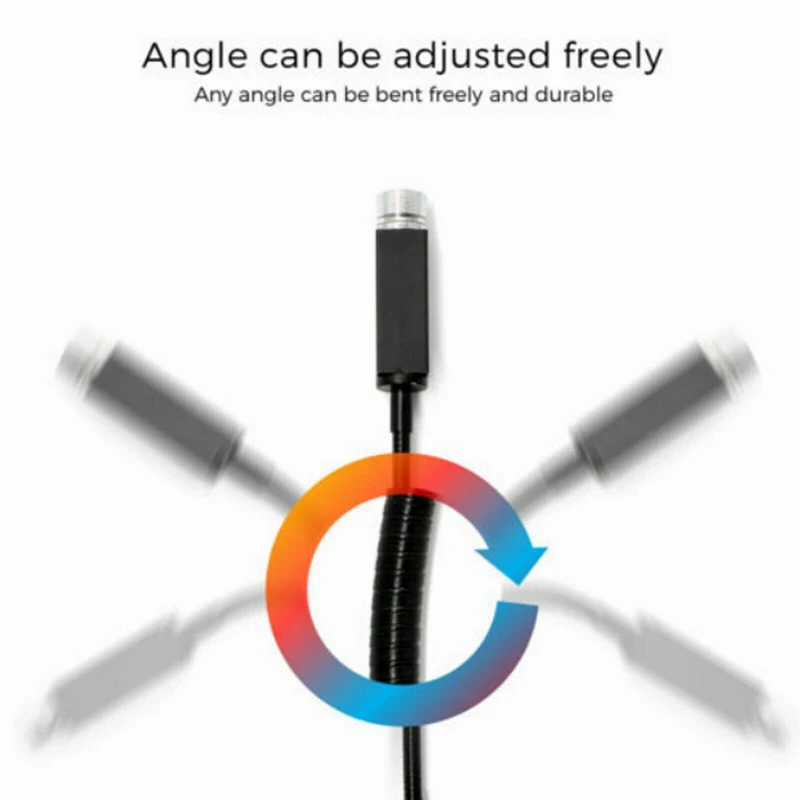 Зарядных порта USB для автомобиля атмосфер светодиодный проектор лампа со