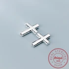 Бусины-разделители из стерлингового серебра 925 пробы для самостоятельного изготовления браслетов и ожерелий