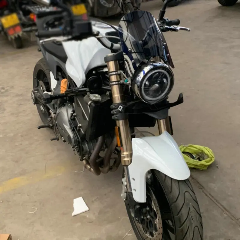 Лобовое стекло для Royal Enfield Thunderbird 500 500X 350 350X перехватчик Continental GT 650 535 кронштейн