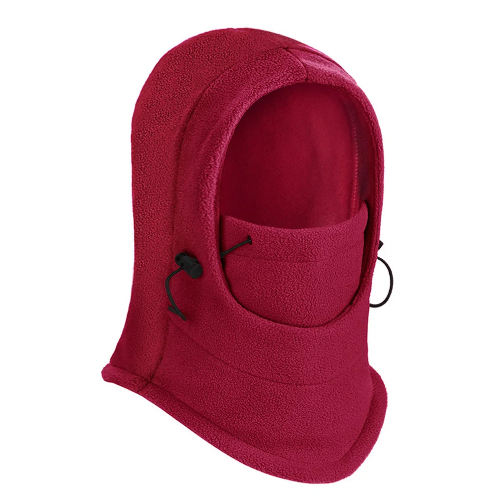 Новая флисовая шапка с полным покрытием ветрозащитная Толстая для женщин и