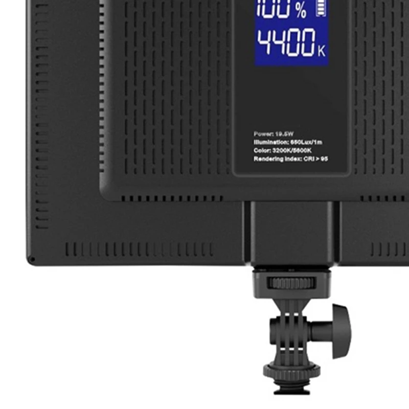 

LED Video Soft Light Panel with LCD Display, Suitable for Digital SLR Camera Photography, Adjustable Brightness