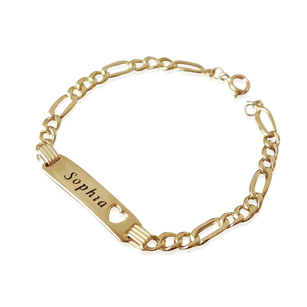 

Personalized Name Bracelet Hollow Love Bracelet Stainless Steel Irregular Chain Couple Jewelry Lovers Name