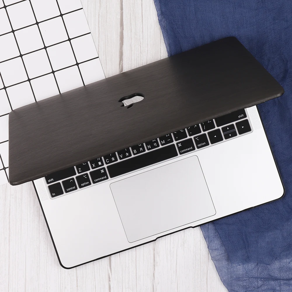Чехол для ноутбука MacBook Air Pro retina 11 12 13 15 дюймов деревянный зернистый пластиковый жесткий чехол Pro 13,3 15,4 Touch bar