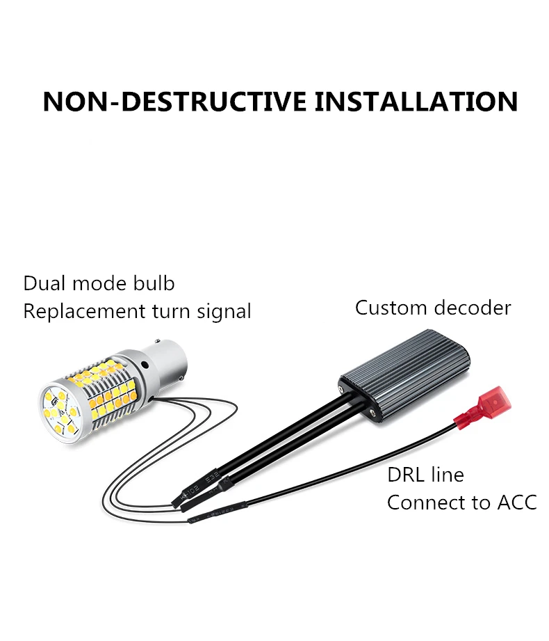 2x светодиодный лампы обратного резервного хвост Перерыв Стоп сигнал поворота
