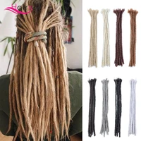 hair nest handmade dreadlocks hair extensions 20 inch crochet hair 5 stands crochet braids synthetic hair for women and men
