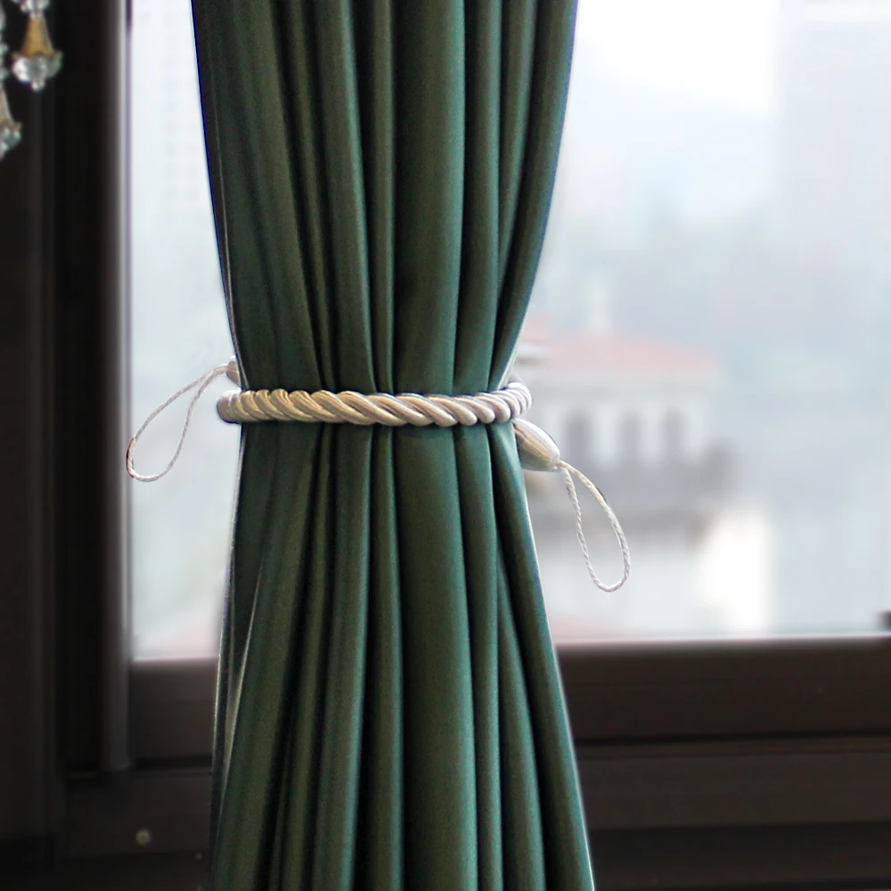 2 шт. держатель для штор ручной работы с плетением зажим украшение дома