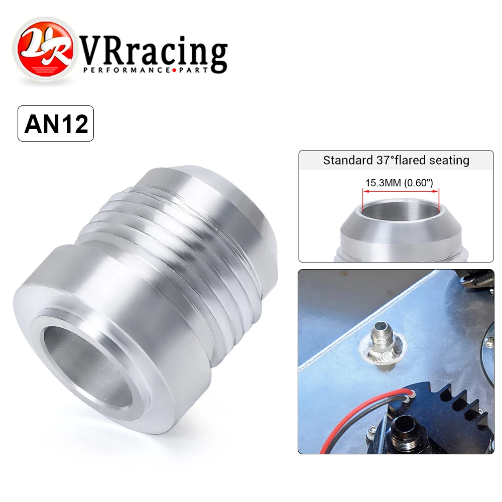 

VR - Top Quality Aluminum AN12 Weld On Fitting Bung Nut Valve Cover Catch Can Car Accessories VR-SL617-7212