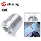VR-Высокое качество алюминия AN12-прямой мужской сварочный фитинг адаптер сварной булочки нитробный шланг фитинг Серебряный VR-SL617-7212