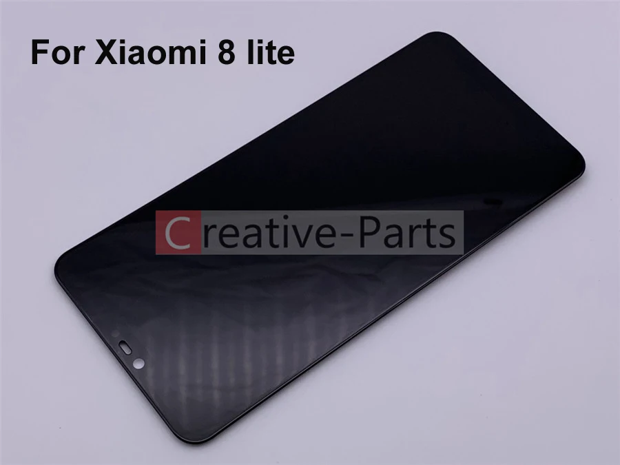 Оригинальный ЖК-дисплей для Xiaomi 8 lite черный цвет с сенсорным стеклом дигитайзер в