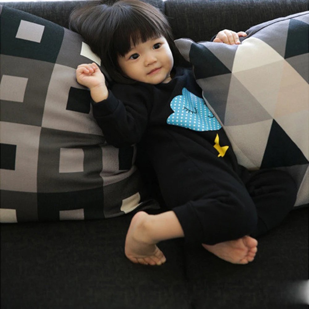 Весенние комбинезоны для новорожденных Одежда малышей Комбинезон-комбинезон с