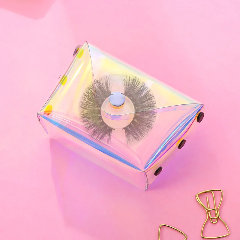 Полиуретановые лазерные ресницы упаковочные коробки с лотком 25 мм посылка