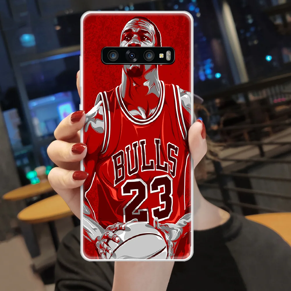 

basketball mvp Jordan 23 Phone Case cover hull For SamSung Galaxy S M 6 7 8 9 10 20 30 31 Edge Plus E Lite Ultra S transparent