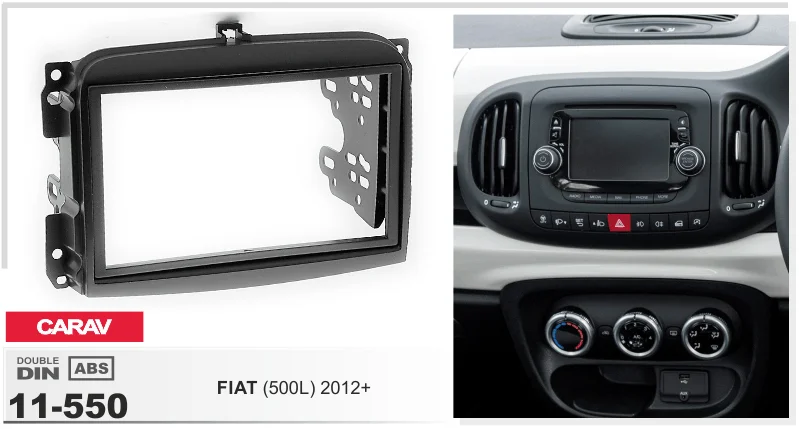 XTRONS 11 550 автомобильный стерео фасции Для FIAT (500L) 2012 + радио приборная Facia отделка