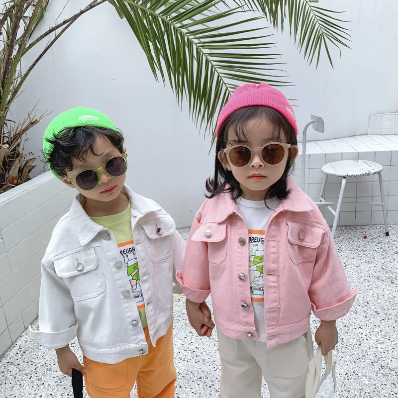 

Куртка на мальчика и девочку 2-6 лет, повседневная весенняя куртка в Корейском стиле, верхняя одежда для малышей, 2020