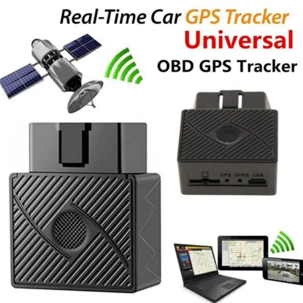 Новинка 2020 Автомобильный Gps Трекер Obd / Obd2 Gsm Gprs Lbs/Gps локатор для отслеживания