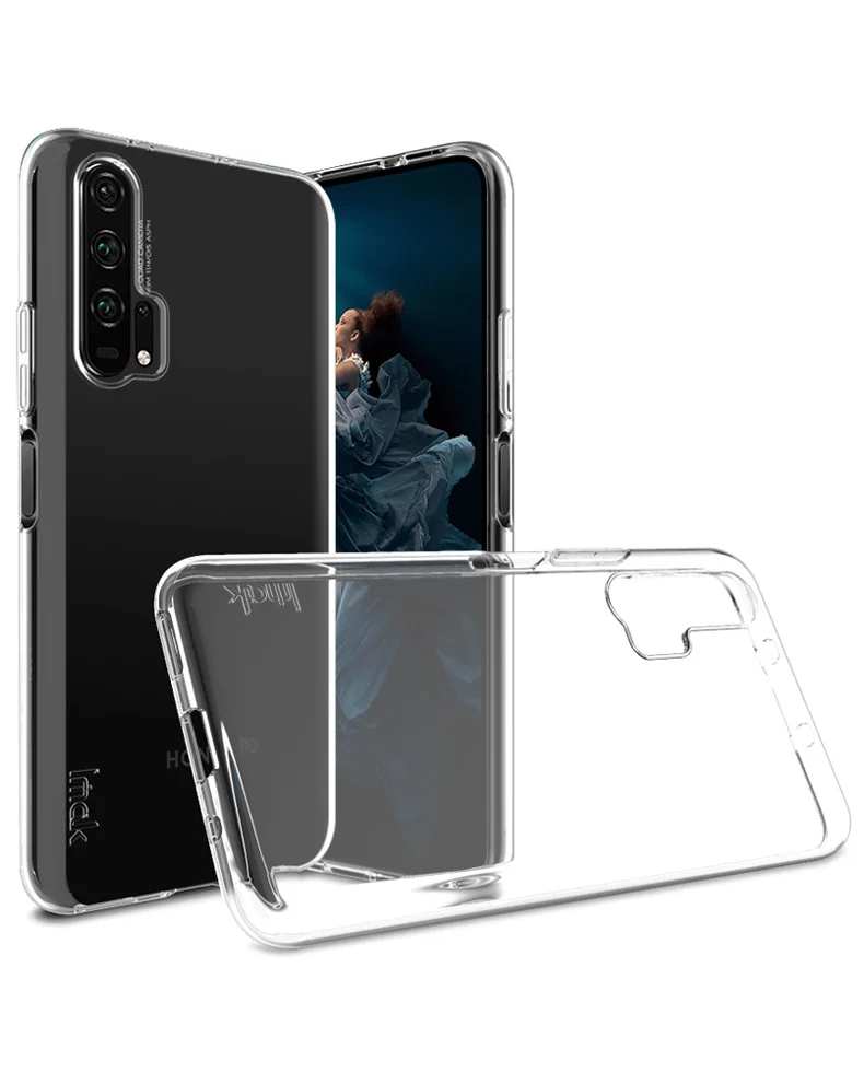 IMAK мягкие прозрачные чехлы из ТПУ для huawei Nova 5t Honor20 Honor 20 Pro Чехол прозрачный силиконовый чехол для телефона полная защита