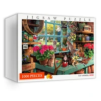jigsaw puzzles 1000 pieces for adults interesting cat painting pattern puzzles wooden 1000 pieces puzzles diy stress relief toys