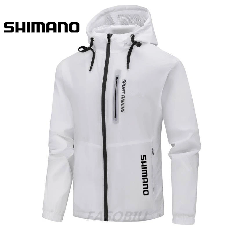 

Мужская осенне-зимняя одежда для рыбалки SHIMANO, рыболовные куртки, водонепроницаемая куртка, дышащая куртка с капюшоном, уличные спортивные ...