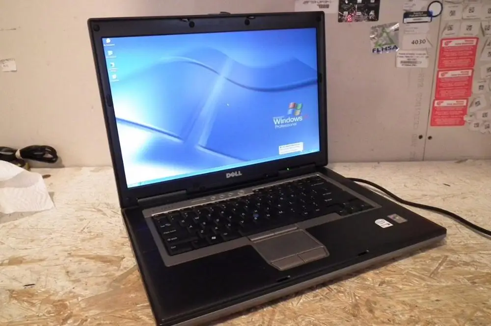 Ноутбук Dell Latitude D630 1 66 ГГц 4 Гб ОЗУ Windows XP win7 win10 Wi-Fi DVD RS232 диагностический компьютер