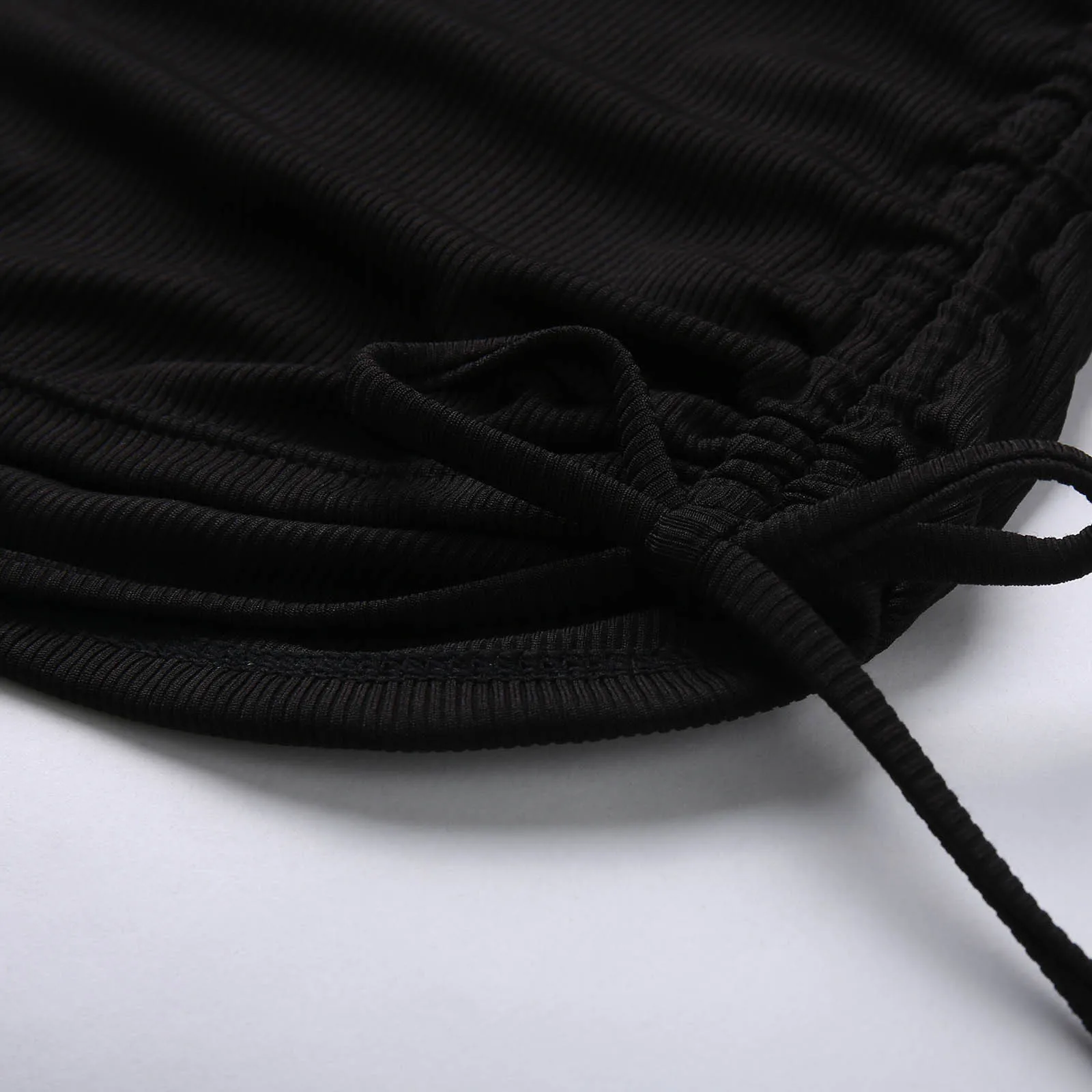 Женский купальник юбка сексуальный Пляжное платье ребристая обтягивающая