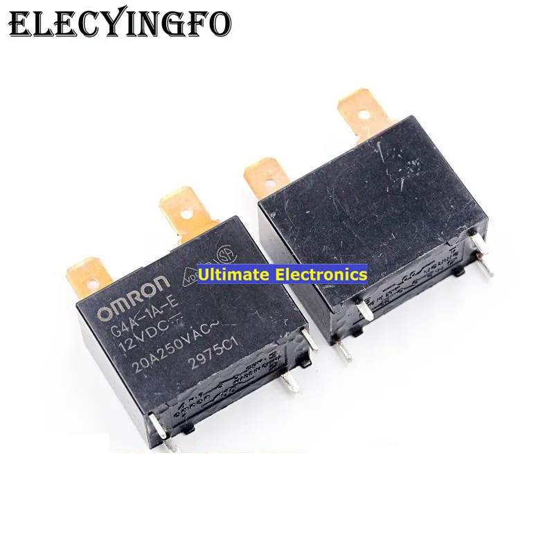 

5 шт. G4A-1A-E-12VDC G4A-1A-E-DC12V 20A 4 фута реле
