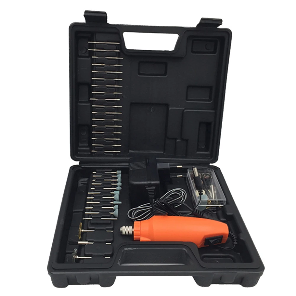 POLIWELL Electric Power Tools Mini Drill Grinder Engraver Pen Rotary Tool Grinding Machine with 60 PCS Dremel Accessories | Инструменты