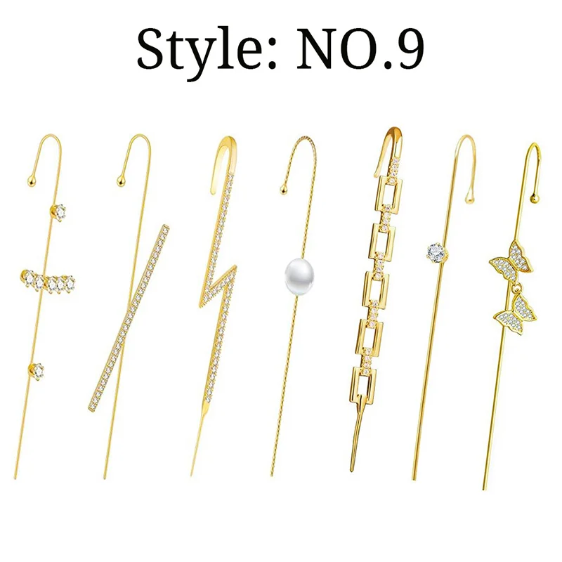 

Ear Crawler Earrings Ear Cuff Wrap Hook Earrings Decorations For Women SWD889