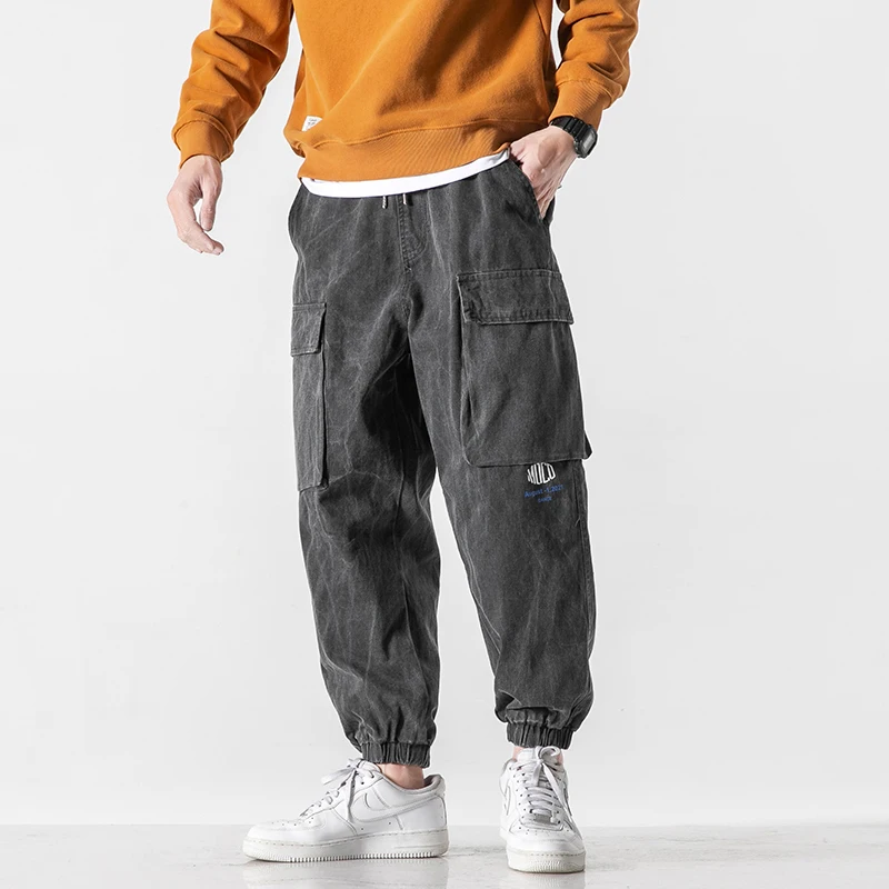 

KB 2021 Hip hop Pants Men Loose Joggers Pants Streetwear Harem Pants Clothes Trousers Harajuku Sport Stitching Camouflage