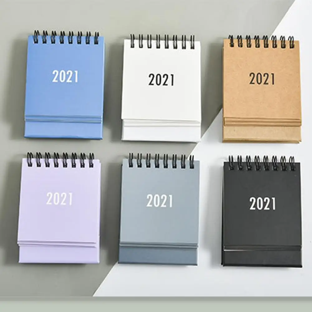 2020 2021 настольный мини календарь Настольный компьютер стоял флип ежемесячный