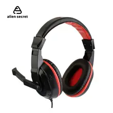 NEW 3.5mm Adjustable Gaming Headphones Stereo Type Computer PC Gamers Headset With Microphones Earphone For Laptop PS4 X-box