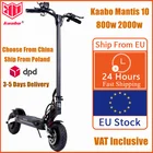 EU Stock оригинальный Kaabo Mantis Wolf 800W 2000W 3200W двухмоторный электрический скутер 48V 60V Minimotors EY3 65 кмч двухколесный 10 дюймов