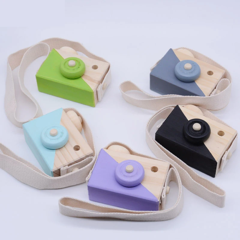 

Cute Baby Wooden Toy Nordic Hanging Wooden Camera Toys Kids Toy Gift Room Decor Furnishing Articles Wooden Toys For Kid