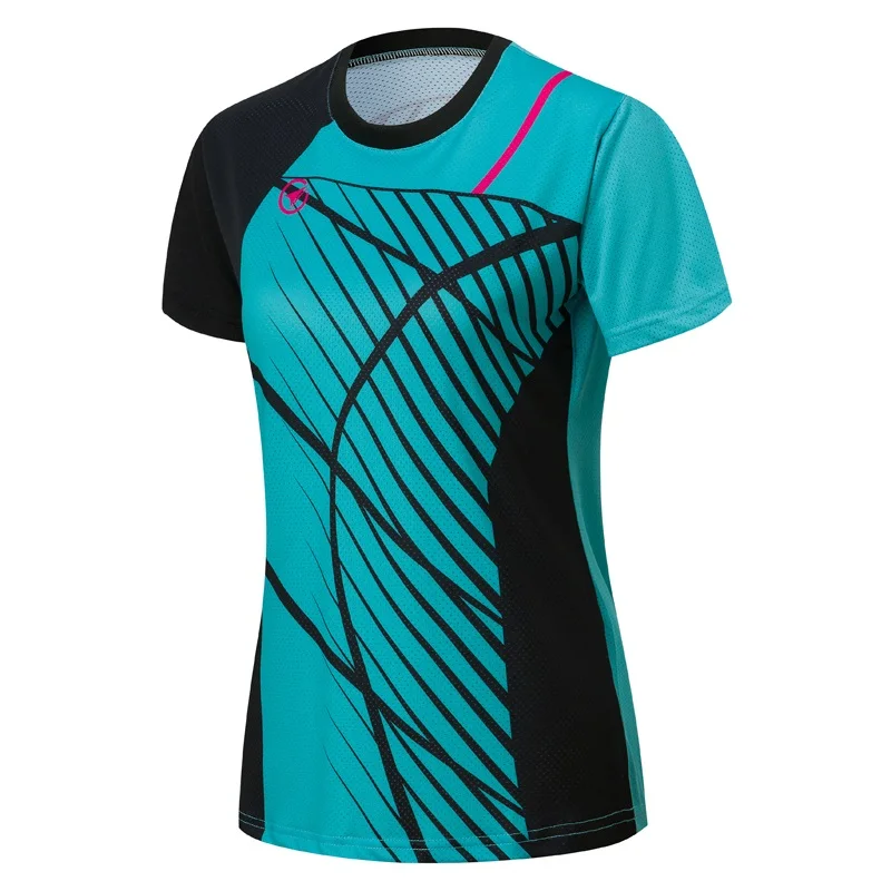 Новинка 2019 быстросохнущие рубашки для бадминтона мужчин и женщин настольного