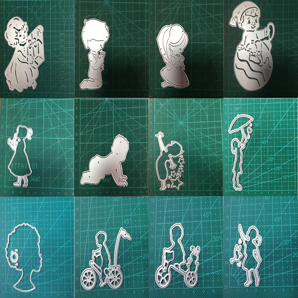 

Child metal cutting mold scrapbook embossed paper card photo album craft making paper cut 2021 new