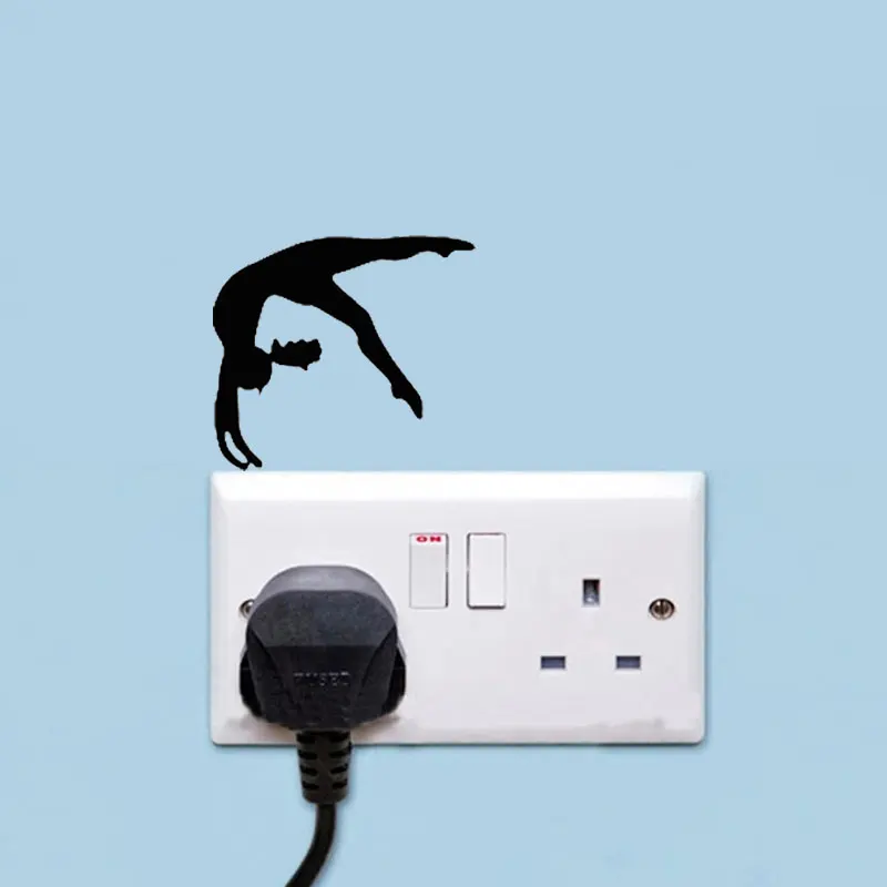 Художественная гимнастика переключатель наклейка на автомобиль домашняя