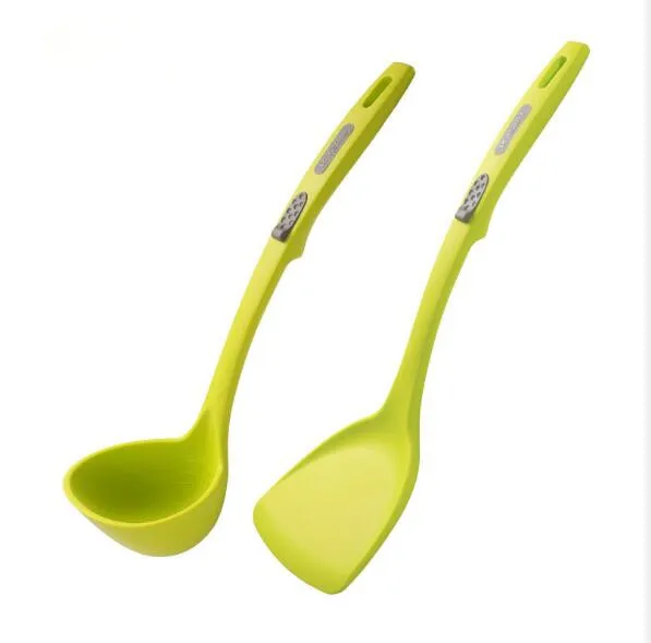 2 шт./лот силиконовые инструменты для выпечки еды Лопата кухонная ложка супа
