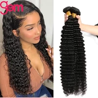 4 bundles deep wave bundles hair extensions human hair for black woman 134 pcs brazilian hair weave 28 30 inch 3 bundle deals