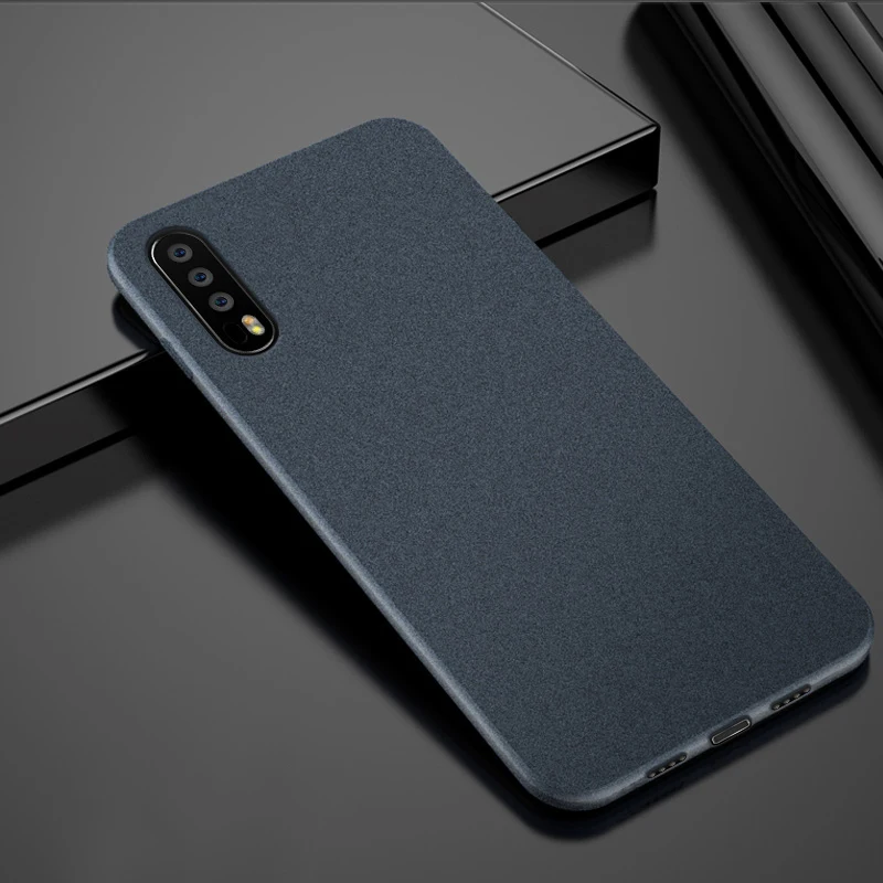 Тёмно-синий Чехол для samsung Galaxy A90 A80 A70 A60 A50 A50S A40 A40s A30 A20 A20e A10 A2 Core M40 M30 M20 M10, устойчивый к появлению отпечатков пальцев, мягкий чехол - Цвет: Тёмно-синий