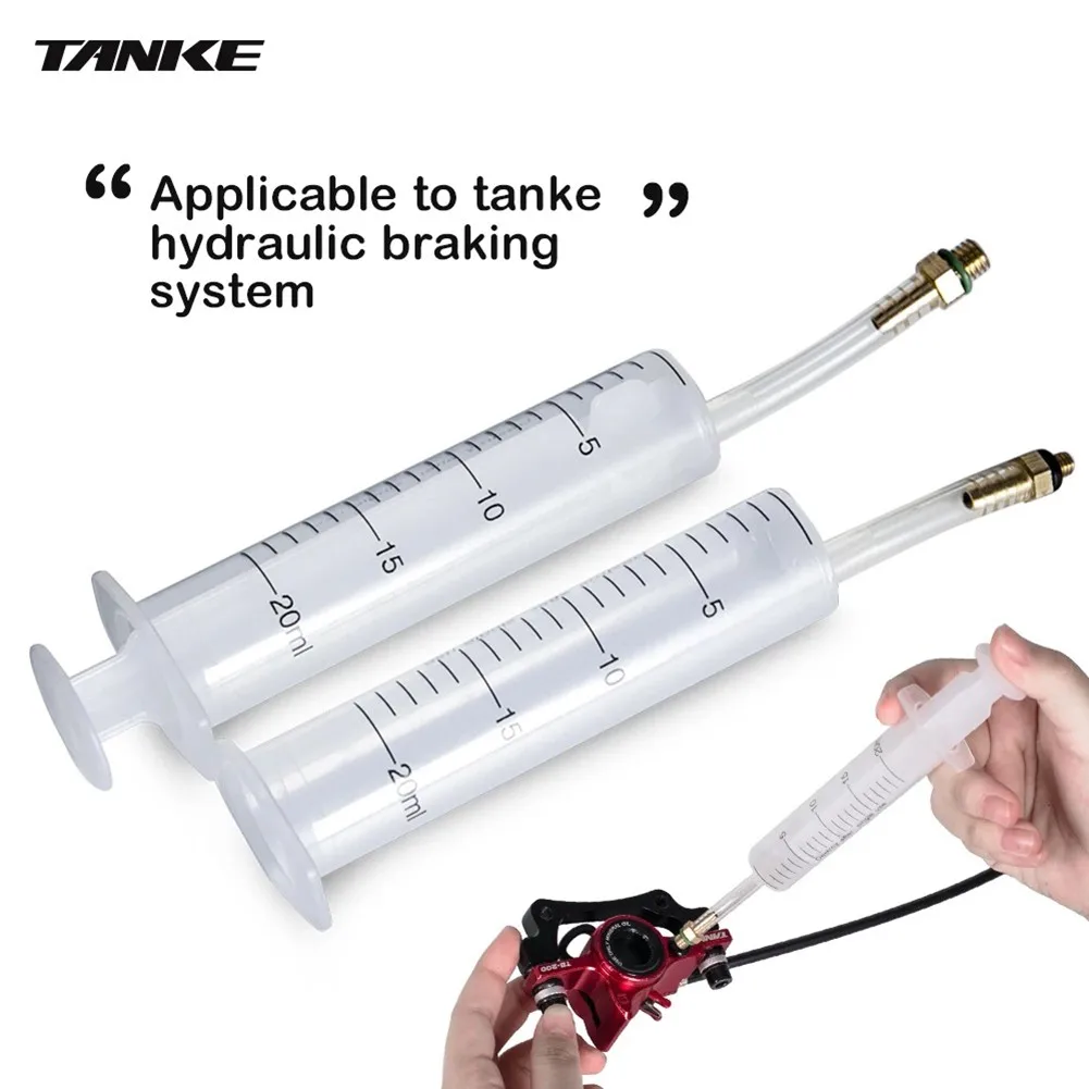 

Disc Brake Bleed Kit Tool For Hydraulic MTB Bicycle Oil Disc Brakes Without Mineral Oil Bike Kit Disc Oil Injector Cycling Accs