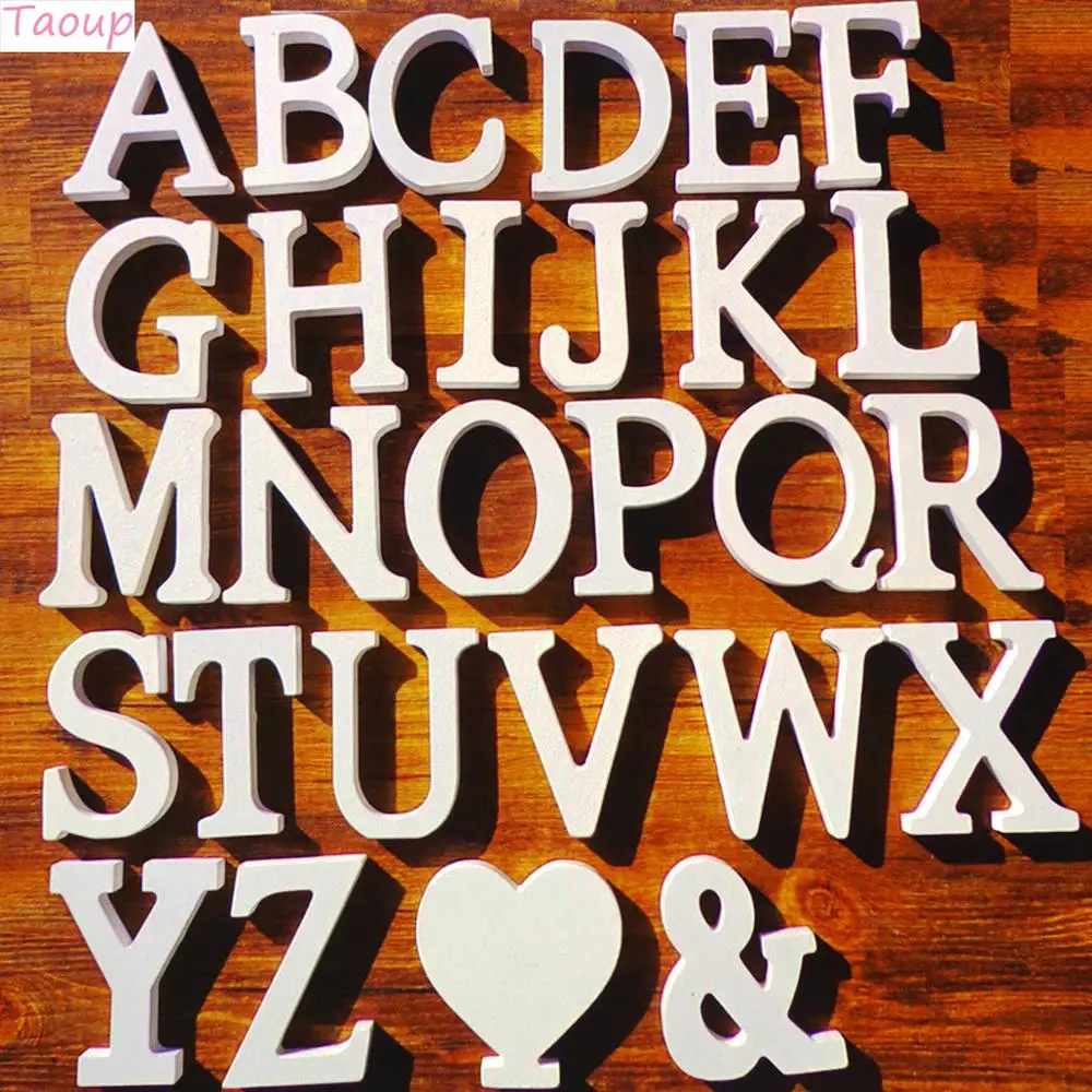 Деревянные буквы Taoup для самостоятельного декора дома деревянные 0 9 аксессуары