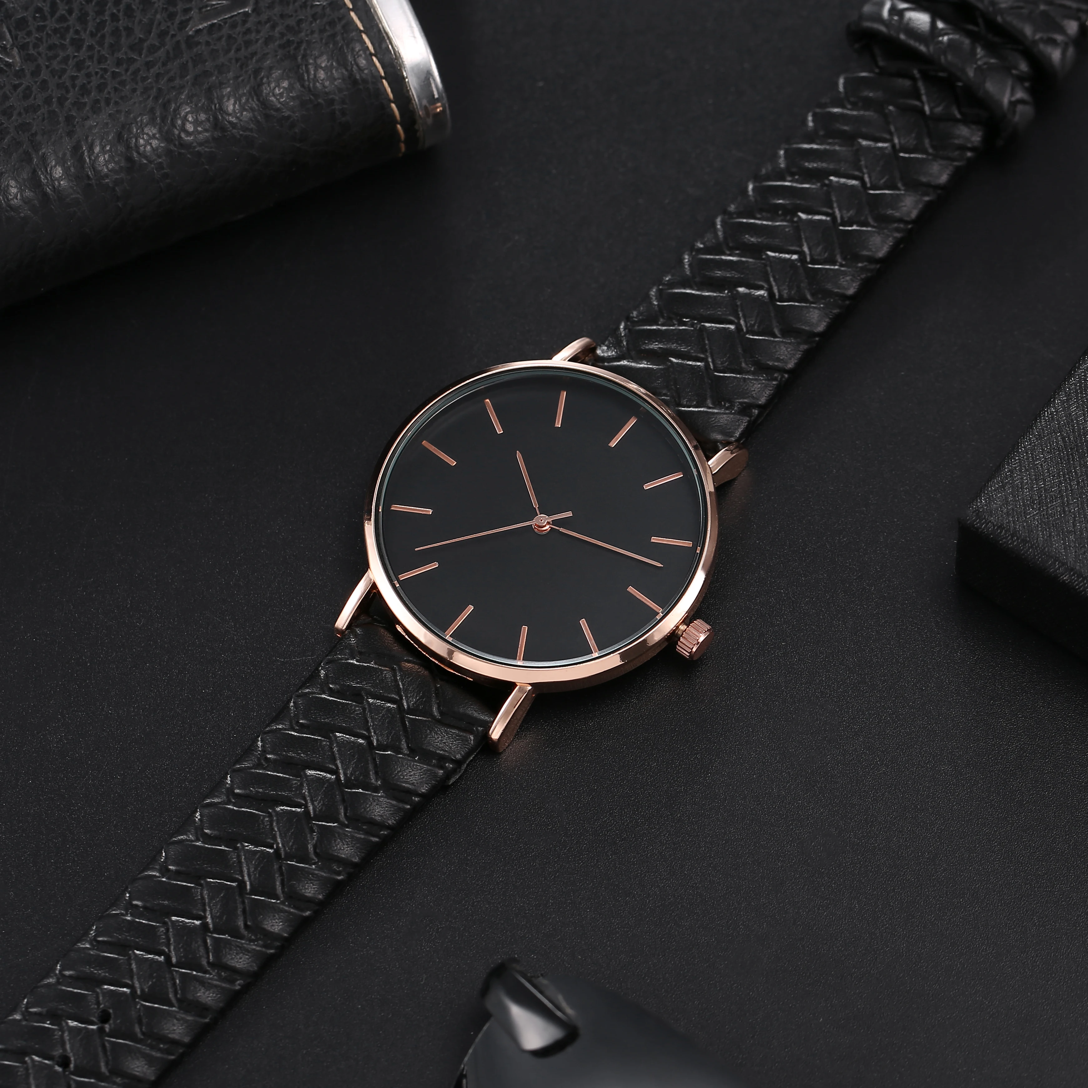 Soft Woven Pattern Watch Band 8mm 10mm 12mm 14mm 16mm 18mm 20mm 22mm 24mm Replacement Milanese Watch Strap High Quality