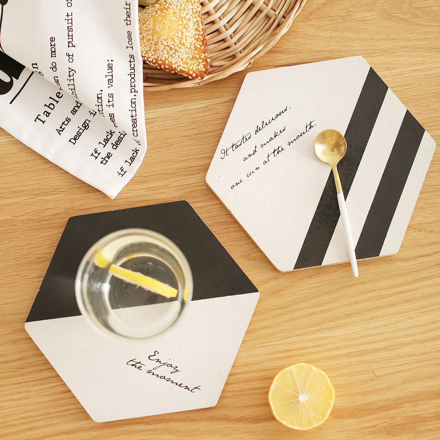 37 градусов жизни Дизайн шестигранный пробковый Вок Стенд теплоизоляция коврик