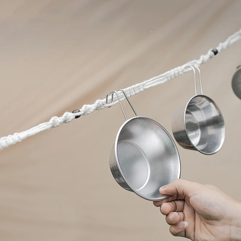 

2 метра походная бельевая веревка с несколькими отверстиями, нескользящая хлопковая веревка, портативные шнурки, сухая веревка для дома, ул...