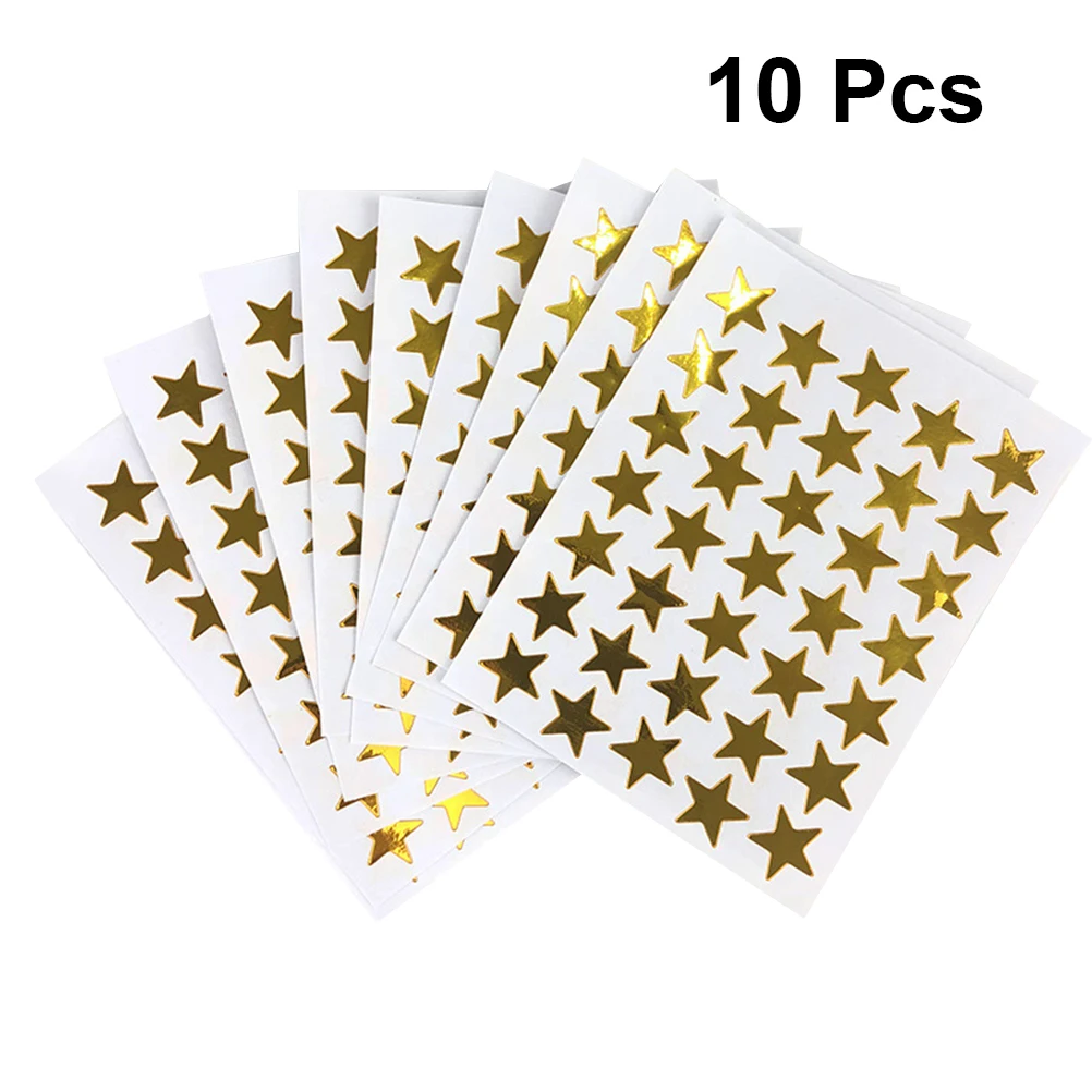10 шт. ПВХ-наклейки со звездами | Игрушки и хобби