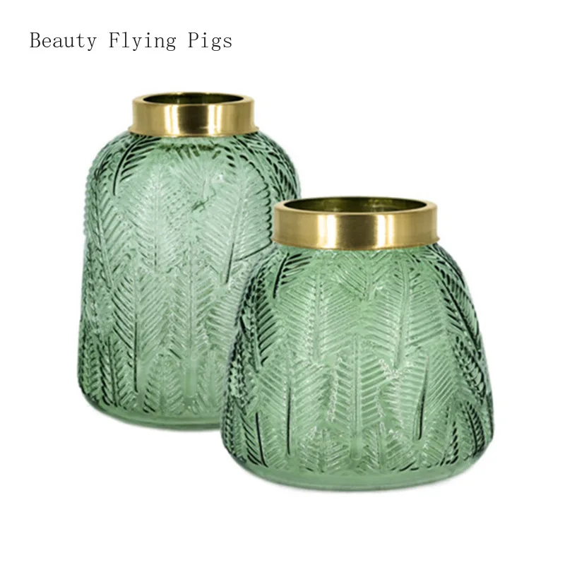 Прямые продажи новые украшения для цветов медное кольцо полупрозрачное тисненое