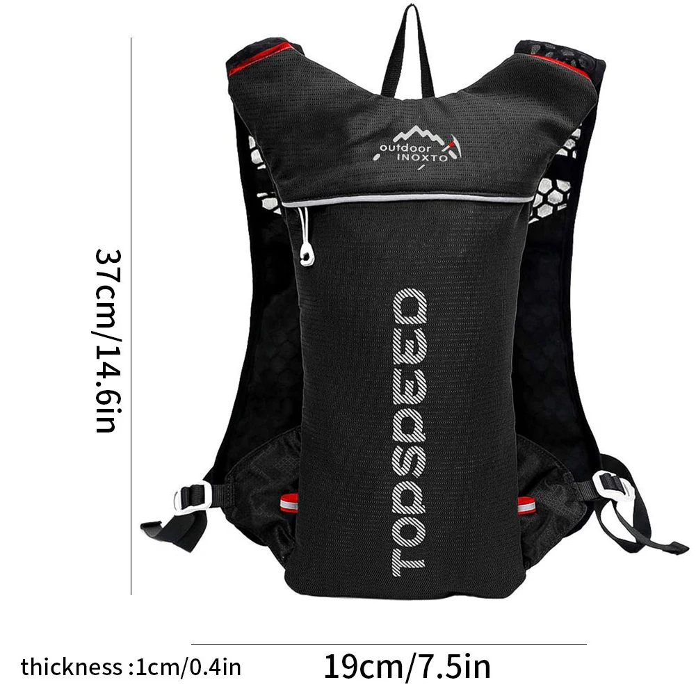 

Bicycle Hydration Backpack Set Outdoor Sports Cycling Backpack Lightweight Running Bag Optional 2L Water Bladder Water Bottle