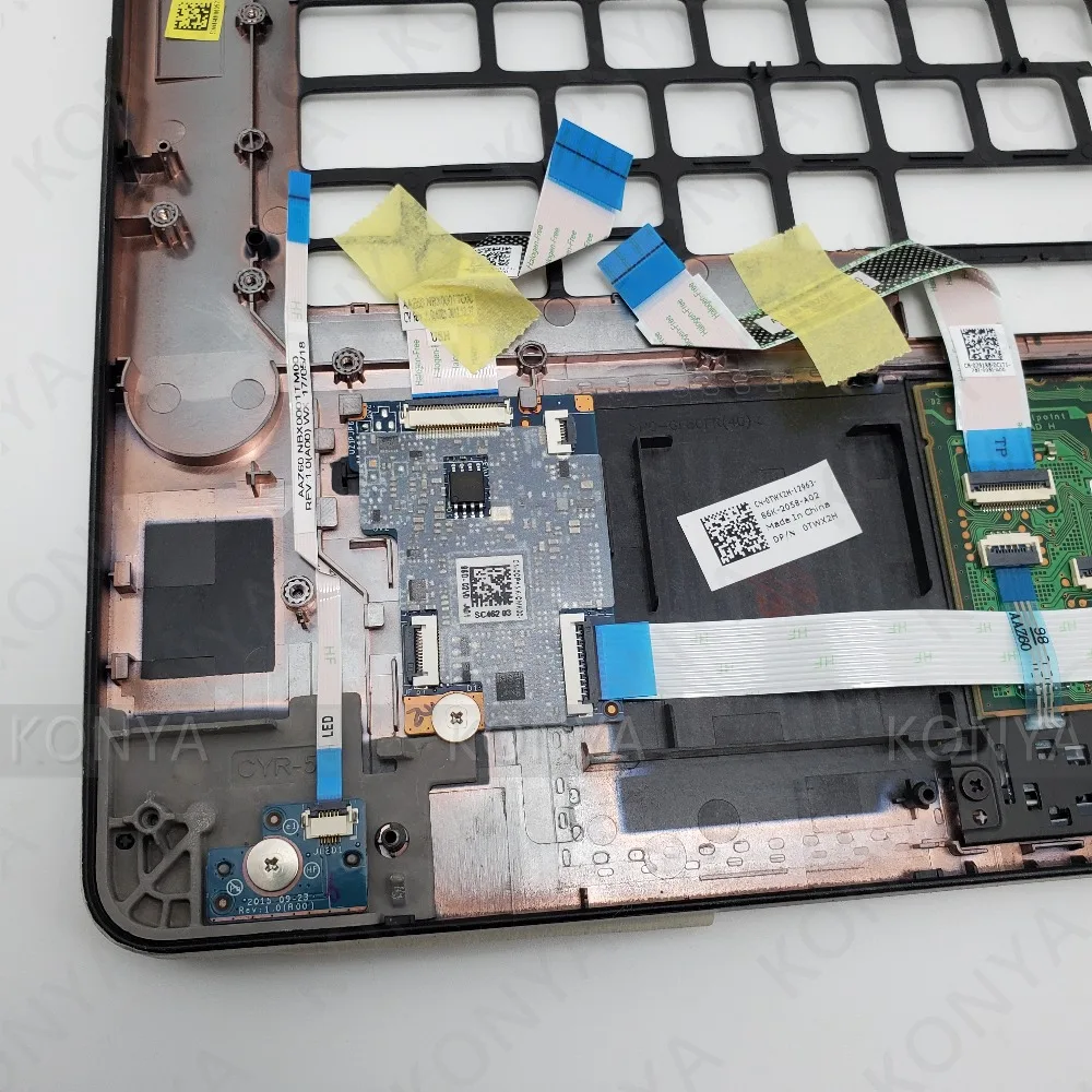 Верхний чехол для Dell Latitude E7470 plamest с тачпадом 09Y17 DGFPD XFY7W TWX2H